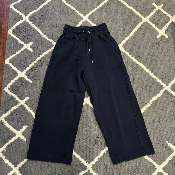 Frame Wide Leg Sweatpants Dark Navy - Picture 2 of 7